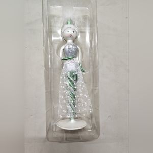 Vintage Wonderland Tradition 9" Glass Hanging Ornament